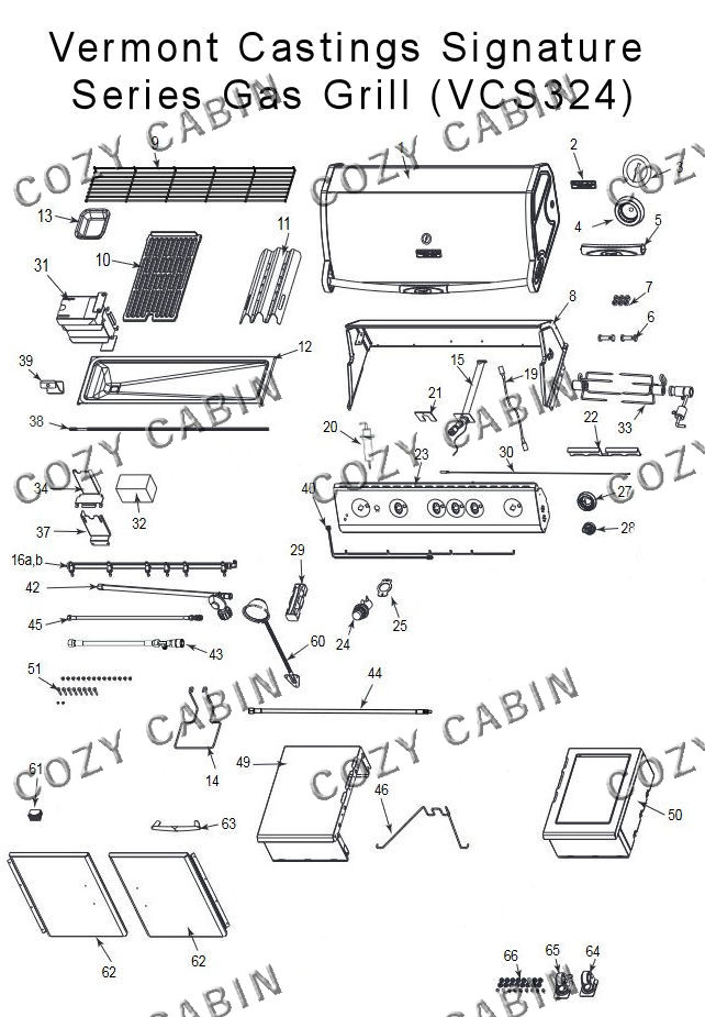Vermont Castings Signature Series Gas Grill (VCS324) (VCS324) The Cozy